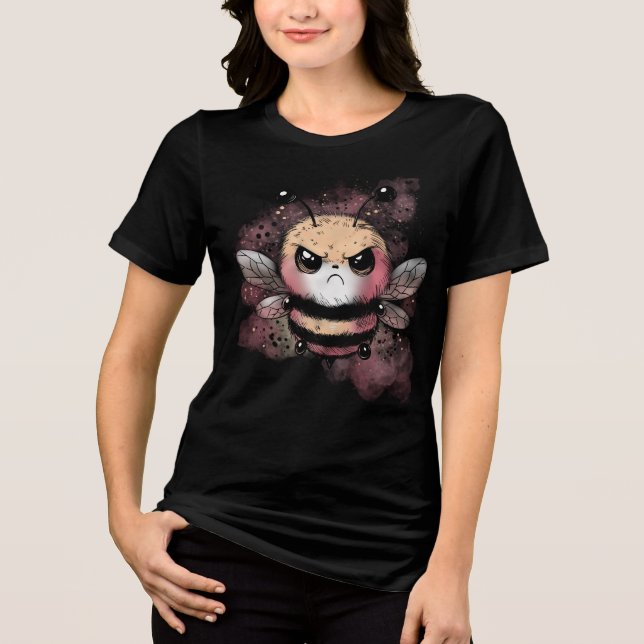 Grumpy Honeybee Tri-Blend Shirt (Vorderseite)