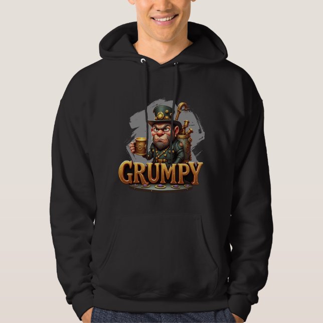 Grumpy Hoodie – Funny Attitude hoodie (Vorderseite)