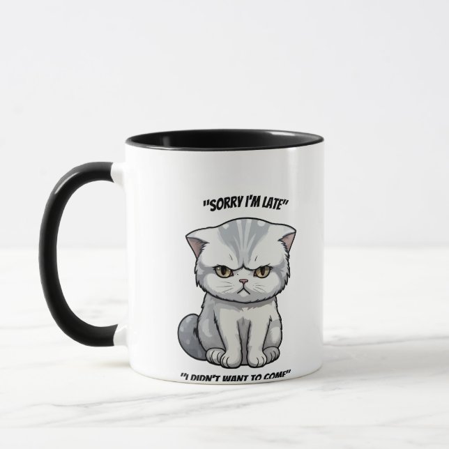 Grumpy Introvert Cat Tasse (Links)