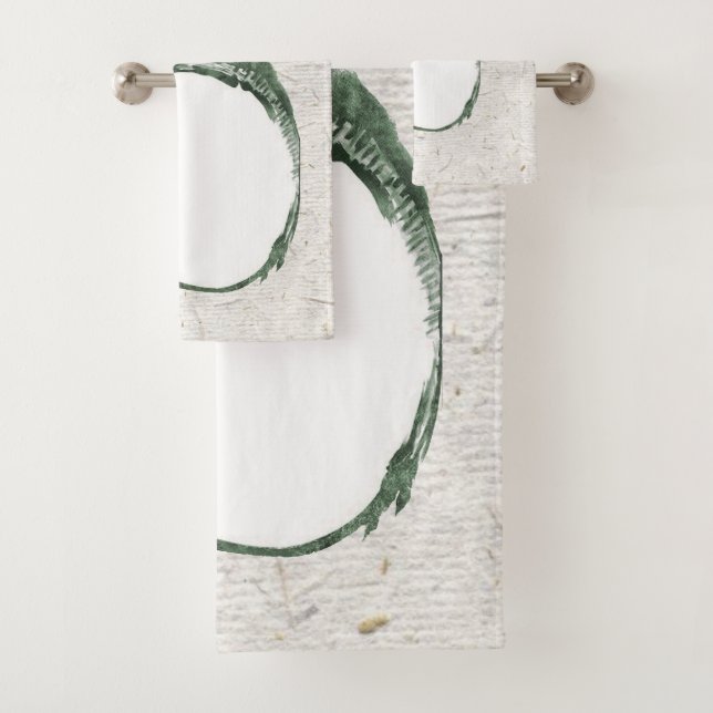 Grumpy Japanese Frog Toad 19. Jahrhundert Badhandtuch Set (Insitu)