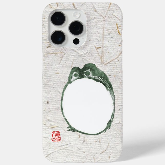 Grumpy Japanese Frog Toad 19. Jahrhundert Case-Mate iPhone Hülle (Rückseite)
