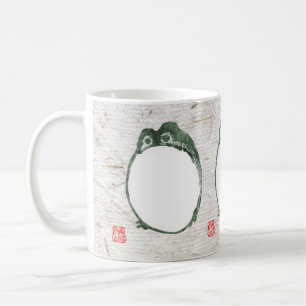 Grumpy Japanese Frog Toad 19. Jahrhundert Kaffeetasse