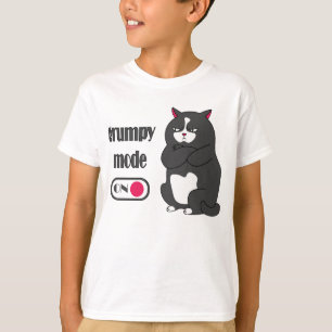 Grumpy-Modus auf lustigen, fetten T - Shirt