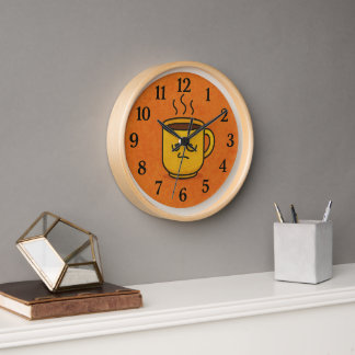 Grumpy Morning Brew Clock Uhr
