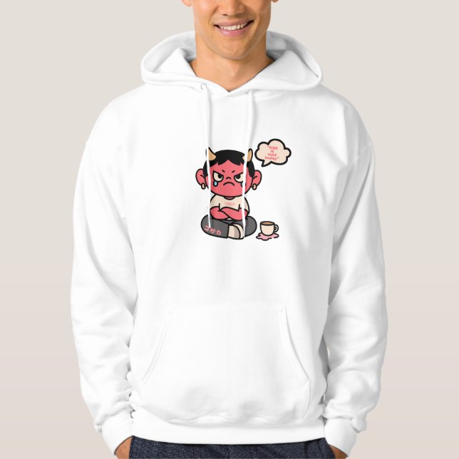 Grumpy Niedlich Oni - "Hell is Mild Today" Hoodie (Vorderseite)