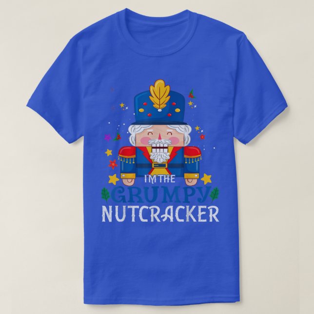 Grumpy Nutcracker Matching Family Group Christmas  T-Shirt (Design vorne)