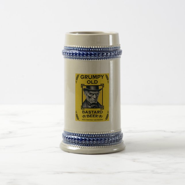 Grumpy Old Bastard Beer Bierglas (Mittel)