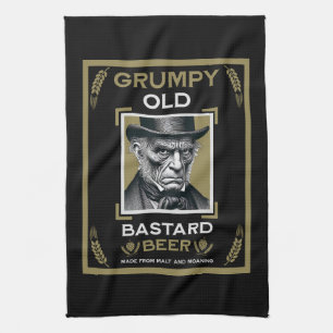 Grumpy Old Bastard Beer Geschirrtuch