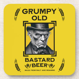 Grumpy Old Bastard Beer Getränkeuntersetzer