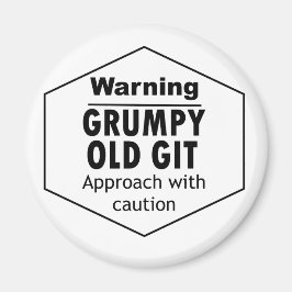 Grumpy Old Git Funny Magnet