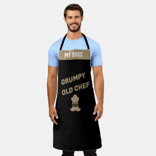 Grumpy Old Koch Spaß Custom Personalisiert Schürze