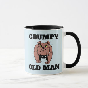 GRUMPY OLD MAN BULLDOG KAFFEE TASSE