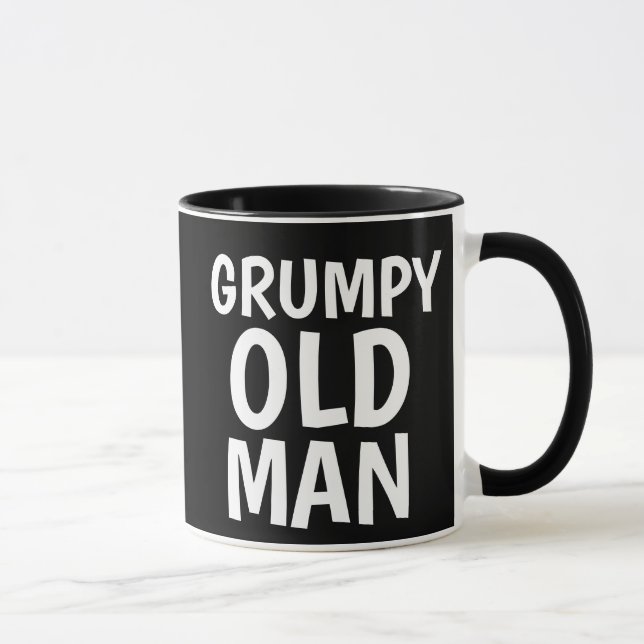 GRUMPY OLD MAN COFFEE MUG (Droite)