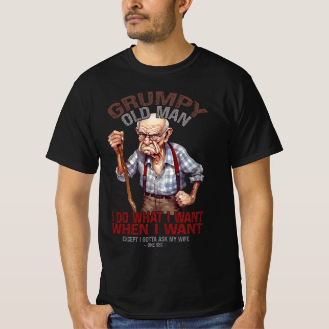 Grumpy Old Man T-Shirt (Vorderseite)