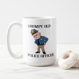 Grumpy Old Police Officer Kaffeetasse