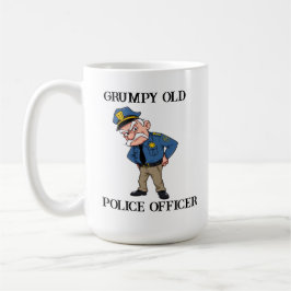Grumpy Old Police Officer Kaffeetasse