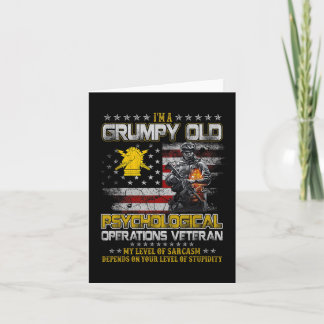 Grumpy Old Psychological Operations Veteran Vater Karte