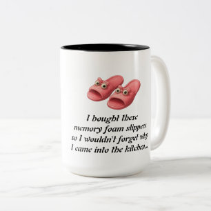 Grumpy Oma "Rate was...ich habe wieder vergessen" Zweifarbige Tasse