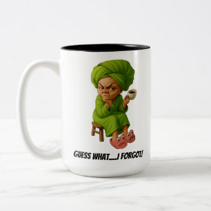 Grumpy Oma "Rate was...ich habe wieder vergessen" Zweifarbige Tasse