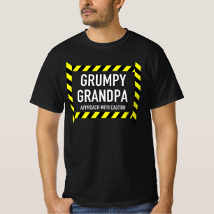 Grumpy Opa Ansatz mit Vorsicht Großvater Papa T-Shirt