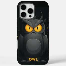 Grumpy Owl Personalisiert iPhone 16 Pro Max Hülle