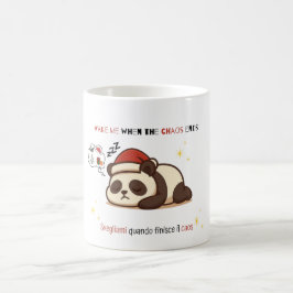 Grumpy-Panda-Weihnachtsbecher Kaffeetasse