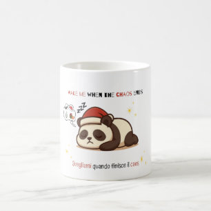 Grumpy-Panda-Weihnachtsbecher Kaffeetasse