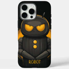 Grumpy Robot Personalisiert iPhone 16 Pro Max Hülle
