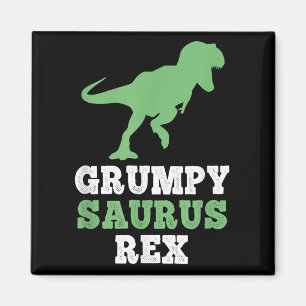 Grumpy-saurus Rex Dino Dinosaurier Funny Grumpysau Magnet