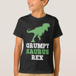Grumpy-saurus Rex Dino Dinosaurier Funny Grumpysau T-Shirt