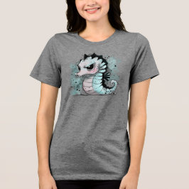Grumpy Seahorse Tri-Blend Shirt
