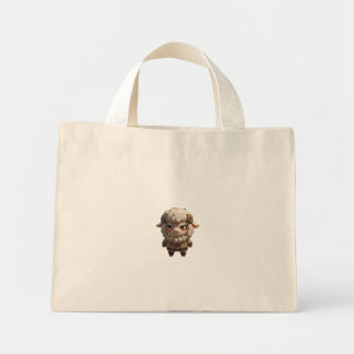 Grumpy Sheep Tote Bag - Fiercely Adorable Mini Stoffbeutel