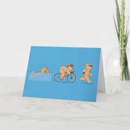 Grumpy Teds Triathlon - Carte de voeux