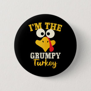 Grumpy Turkey Team Erntedank Matching Button