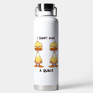 GRUMPY YELLOW DUCKS SPRICHWORT, DAS ICH NICHT SCHN TRINKFLASCHE