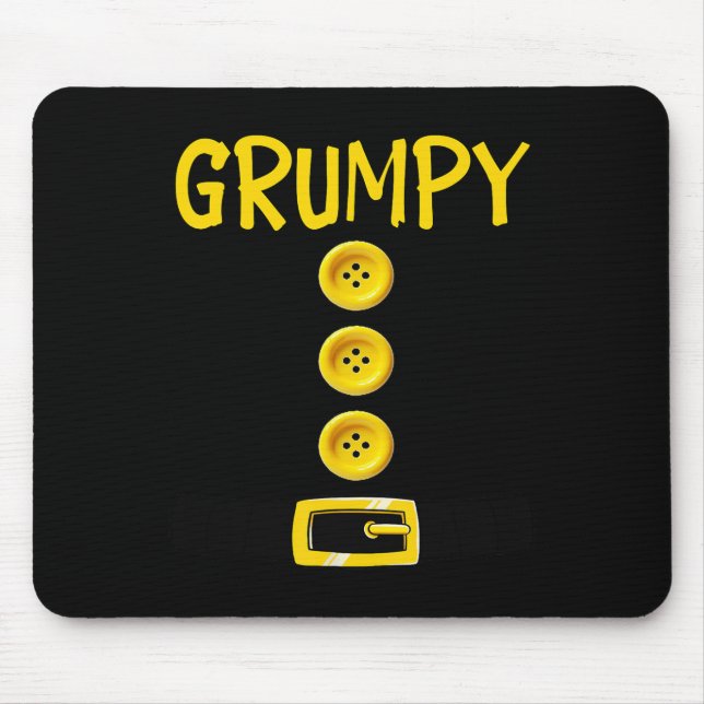 Grumpy Zwerg Halloween Kostümfarbe Matchrum Mousepad (Vorne)