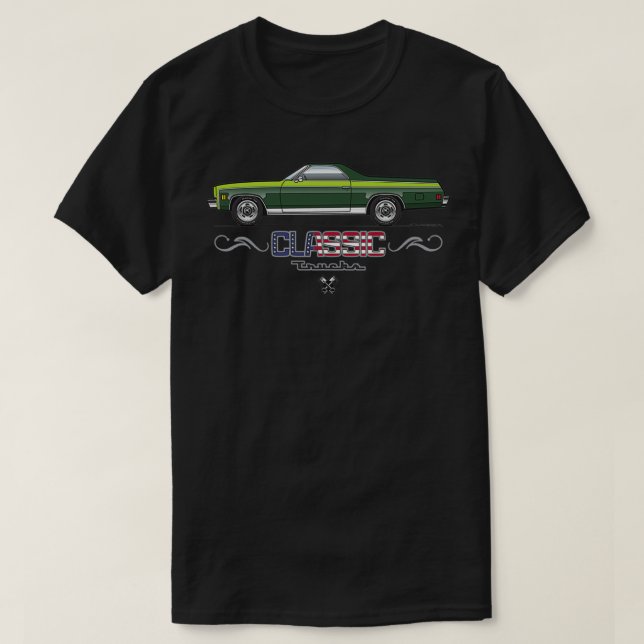 grün 7377 Elcamino T-Shirt (Design vorne)
