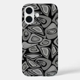 Grün, abstrakt, Retro iPhone 16 Hülle