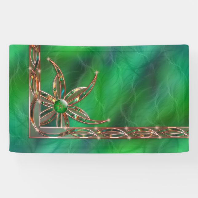 Grün als Grasbanner Banner (Horizontal)