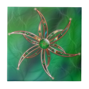 Grün als grasdekorative Schicht Fliese