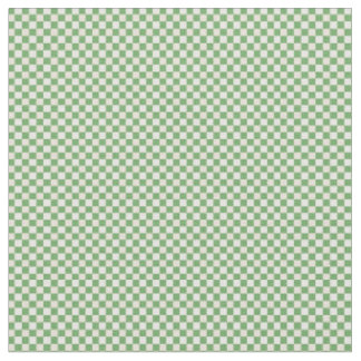 Grün, Beige und Weiß Kariertes Muster Stoff