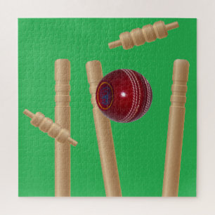 Grün beim Cricket ausgeschlagen,
