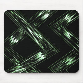 Grün bis Schwarz Muster Mousepad