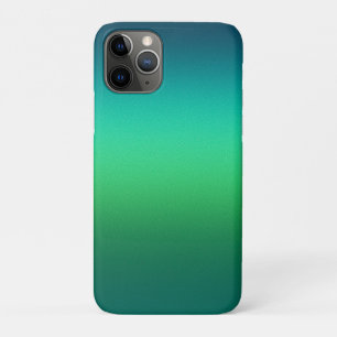 Grün bis Türkis verlaufendes Spiralnotizbuch moder Case-Mate iPhone Hülle