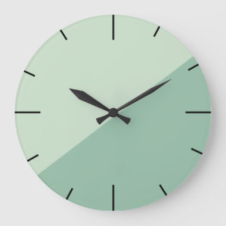 Grün der Fläche Große Wanduhr