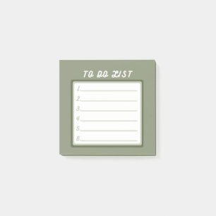 Grün der Seite, die Niedlich ist, um Postit-Notiz Post-it Klebezettel