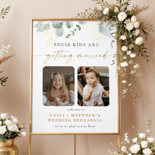 Grün Diese Kinder heiraten Probe Poster