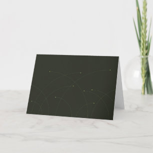 Grün, einfach, elegant, modern und abstrakt karte