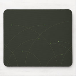Grün, einfach, elegant, modern und abstrakt mousepad