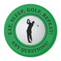 Grün Essen Schlafen Golf Wiederholen Runde Golf Li